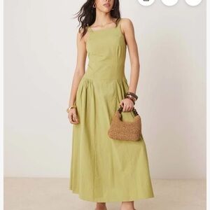 ASOS Light Green Midi Dress